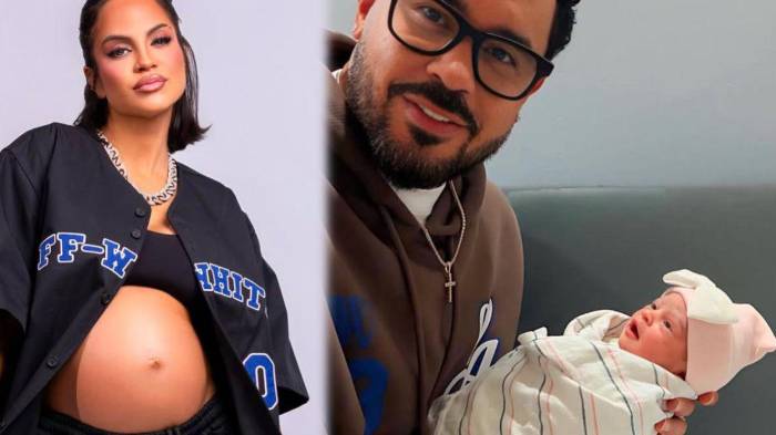 Natti Natasha y Raphy Pina con orgullo presentaron a su hija Dominique Isabelle a través de sus redes sociales.