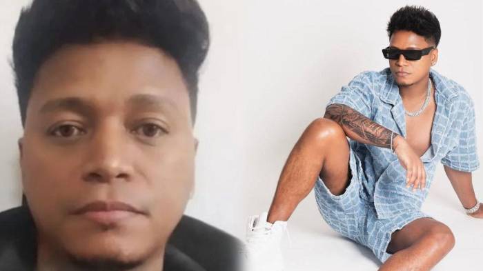 En redes sociales circula la foto que supuestamente le tomaron a Eddy Lover tras ser detenido en La Paz, Bolivia, por oficiales de la Fuerza Especial de Lucha Contra el Crimen (FELCC).