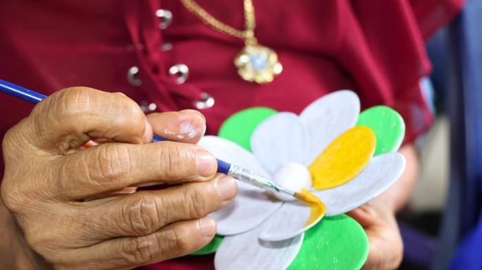 Durante las jornadas, las participantes recibieron capacitación en áreas como panadería, confección y artesanías.