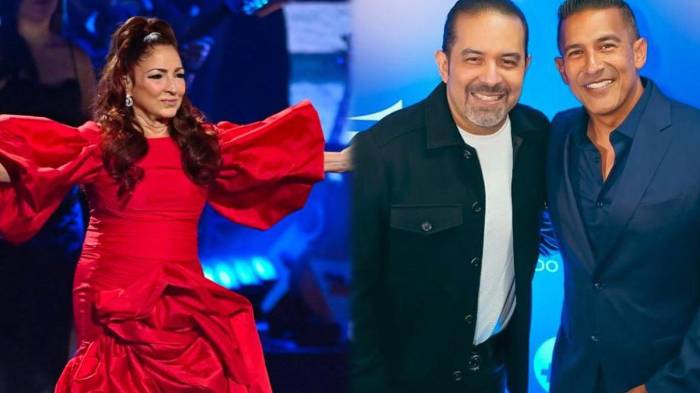 Los Gaitanes se convirtieron en parte del éxito latino de la noche, alcanzado por Gloria Estefan.