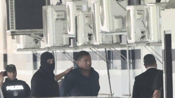 Luis Oliva a su llegada a la Dirección de Investigación Judicial