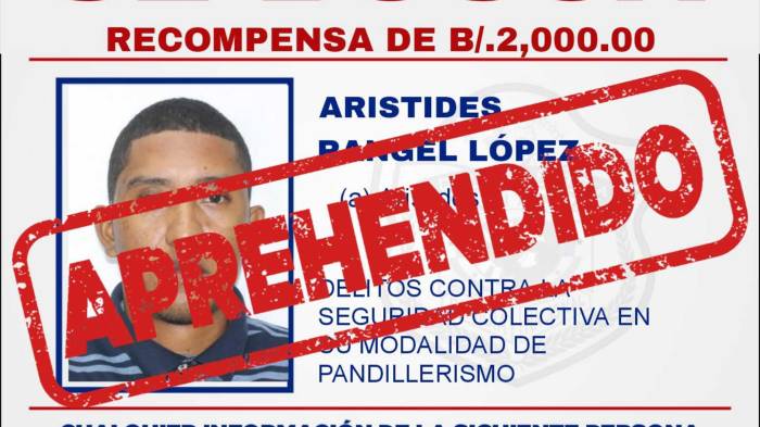 La Policía Nacional dio a conocer mediante sus canales de comunicación sobre la aprehensión.