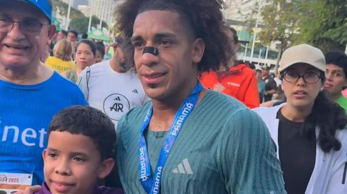 Adalberto Carrasquilla durante la comptencia.