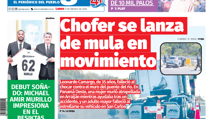 Portada del impreso del 9 de febrero de 2026