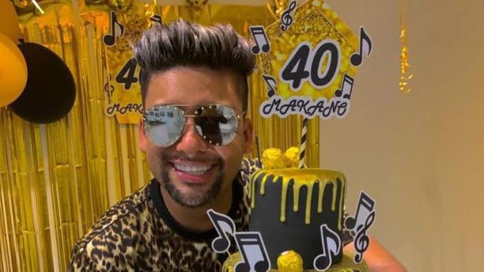 Así celebró sus 40 años en el 2020.