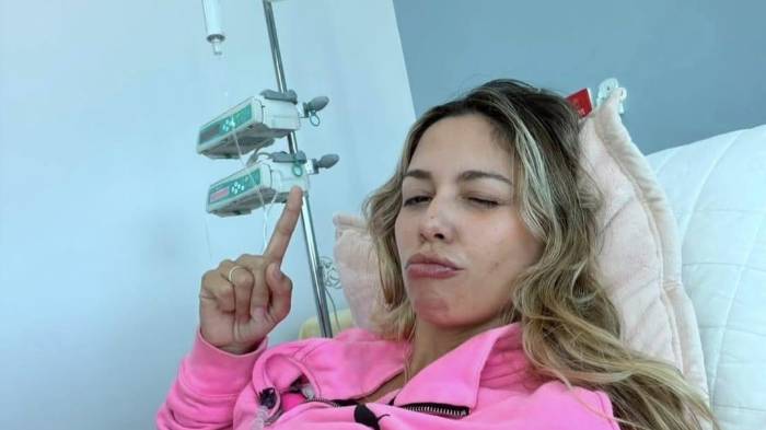 Marelissa publico en sus redes fotos de las visitas el médico que ha realizado para tratar su enfermedad.