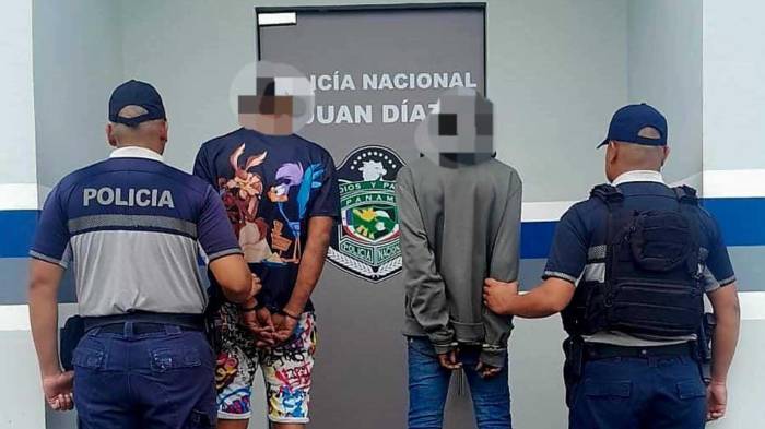 Dos sujetos fueron capturados por presuntas actividades delictivas en Campo Limberg.