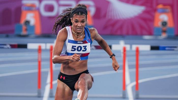 Gianna Woodruff dominó las semifinales de los 400 metros con vallas y buscará este martes una nueva medalla para Panamá.