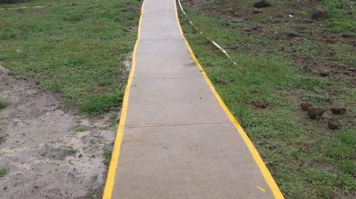 Mejoras en los senderos públicos de la comunidad de Vista Alegre.