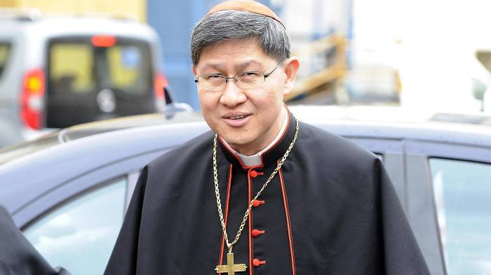 El cardenal filipino Luis Antonio Tagle, es uno de los favoritos para suceder como papa a Francisco.