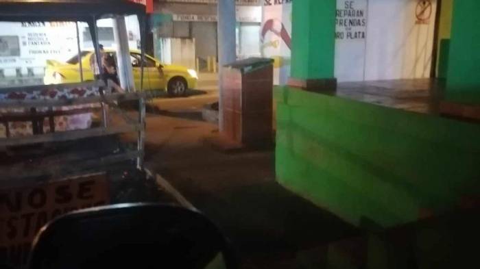Así luce ahora, con poca luz.