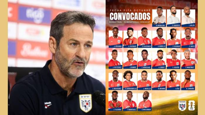 El técnico de Panamá, Thomas Christiansen reveló la lista de convocados este jueves en conferencia de prensa.