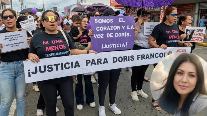 Familiares y allegados de Doris Franco siguieron durante más de dos años el proceso judicial.