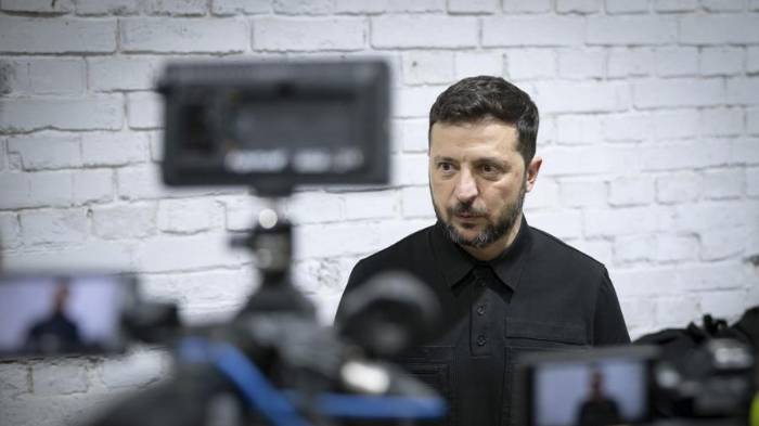 El presidente de Ucrania, Volodímir Zelenski.