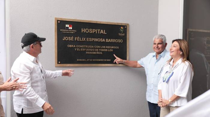 Mulino abrió el Hospital General de Bugaba, en Chiriquí.