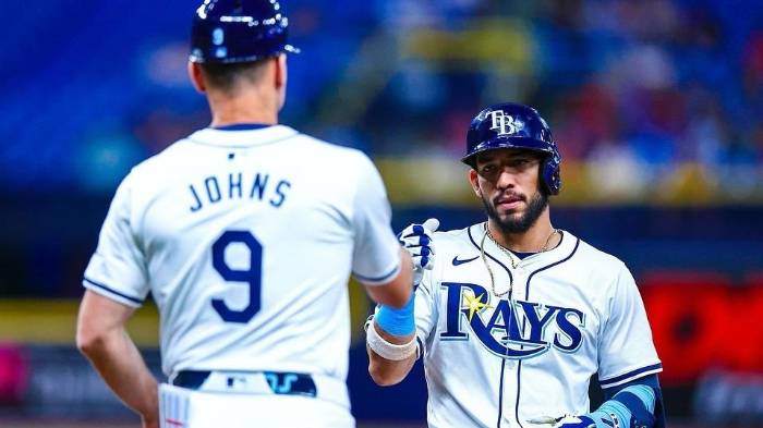 José Caballero de los Rays de Tampa Bay.