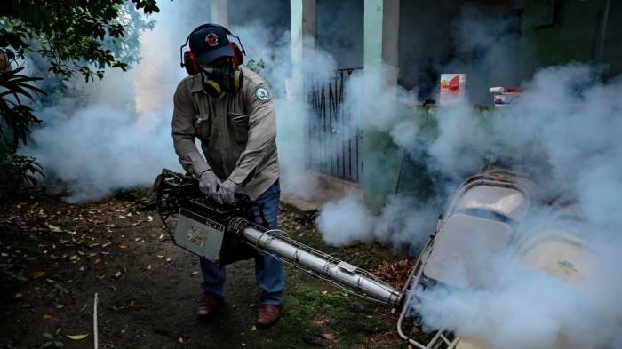 Van 27,527 casos acumulados de dengue en todo el país.