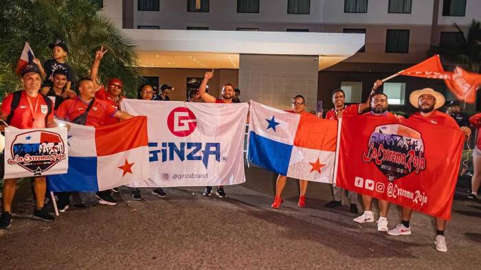 La caravana de la ‘Sele’ partió desde la Cinta Costera y terminó en Metro Mall, donde los jugadores de Surinam se robaron el show con su buena vibra.