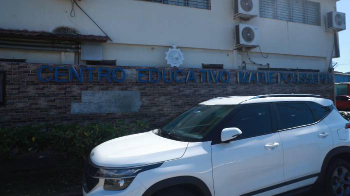 El Centro Educativo Marie Poussepin, en el corregimiento de Curundú.