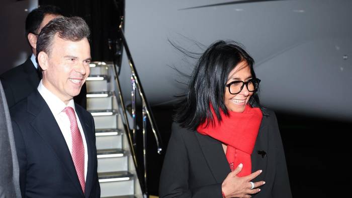 Delcy Rodríguez ya está en EE.UU. para Asamblea de la ONU y reunión con Trump