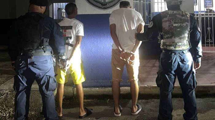 Fueron capturados tras darse a la fuga.