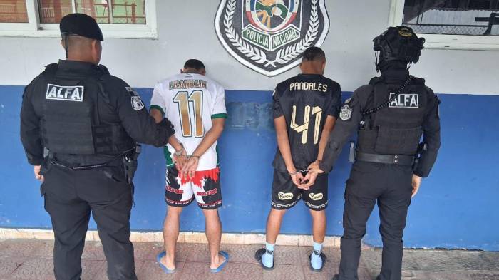 Ambos detenidos fueron puestos a disposición de las autoridades competentes.