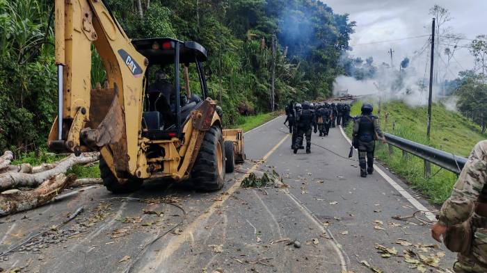 Pese al despliegue, la lucha por derogar la Ley 462, que reforma la Caja de Seguro Social (CSS), se mantiene firme en Bocas del Toro.