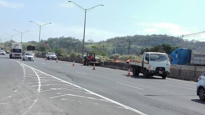 Habrá cierres en la autopista Arraiján - La Chorrera