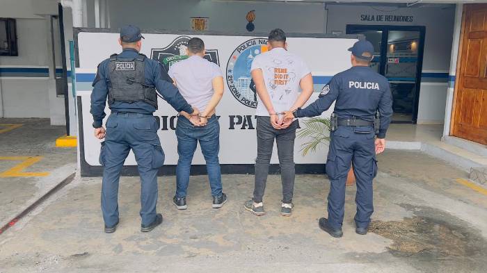 Los capturaron en Punta Pacífica.