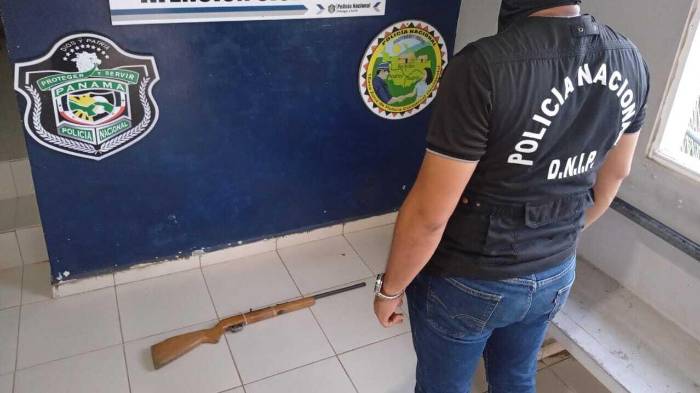 El arma de fuego incautada en Tolé forma parte de los esfuerzos policiales para combatir la delincuencia común en la comarca.