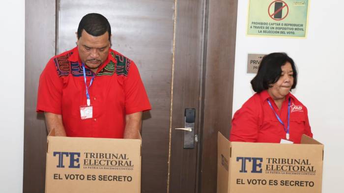 Este proceso está siendo vigilado y supervisado por el Tribunal Electoral.