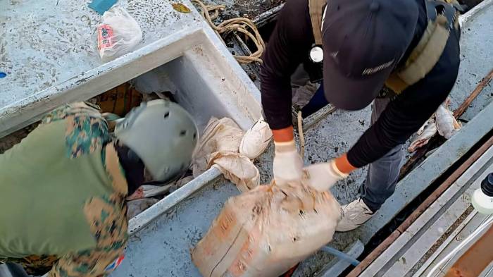 La embarcación fue interceptada durante patrullajes de control territorial en el Pacífico panameño.