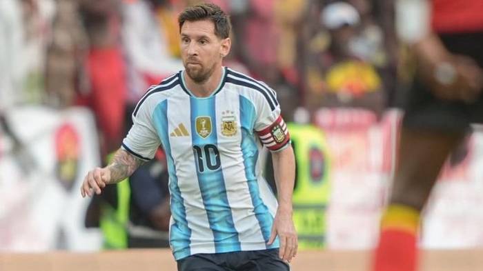 Messi estrella de Argentina.