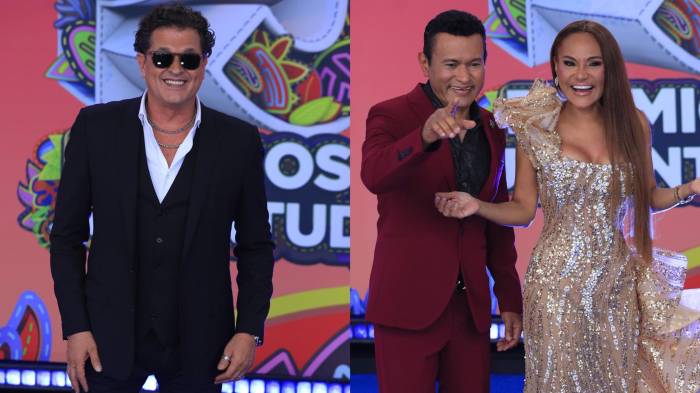 Carlos Vives, Samy y Sandra Sandoval pasaron por la alfombra azul.
