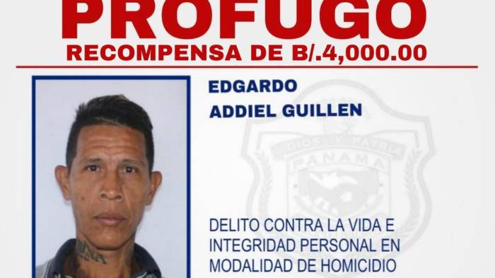 Edgardo Addiel Guillen, requerido por el delito de homicidio.