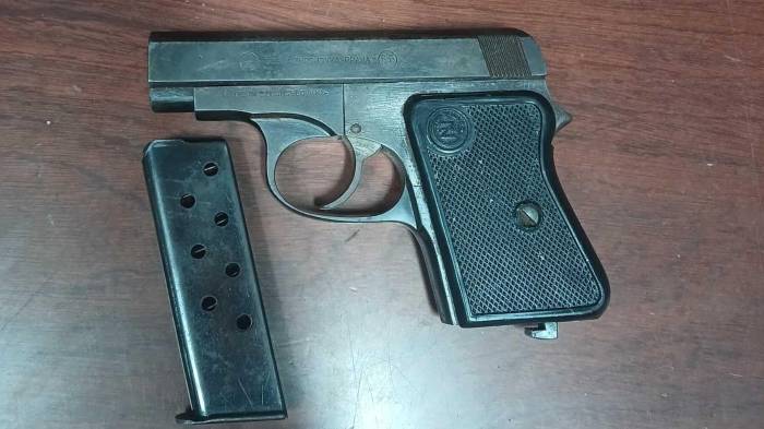 La Policía Nacional decomisó el arma y detuvo a la sospechosa en Barrio Colón, La Chorrera.