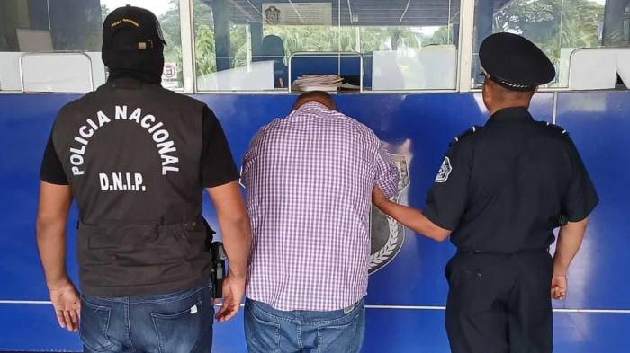 La acción policial se produjo en Herrera.