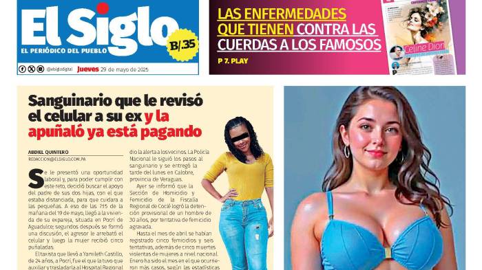 Portada del impreso del 29 de mayo de 2025