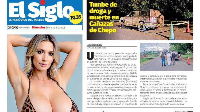 Portada del impreso del 30 de abril de 2025