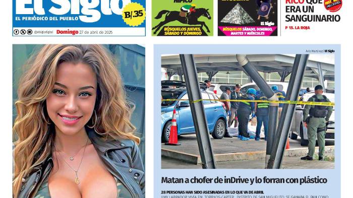 Portada del impreso del 27 de abril de 2025