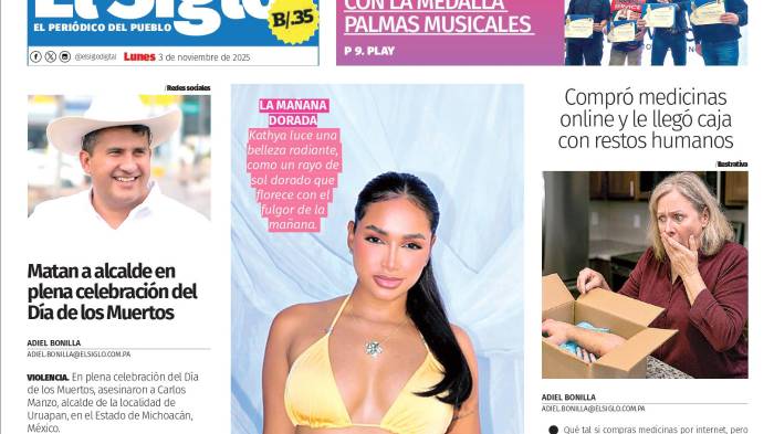 Portada del impreso del 3 de noviembre de 2025