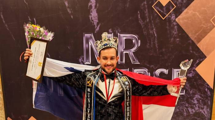 Panameño gana corona del Míster Universe 2025