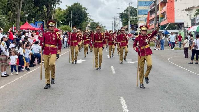 Delegaciones escolares marchan hoy y mañana en La Chorrera por la Independencia de Panamá de España.