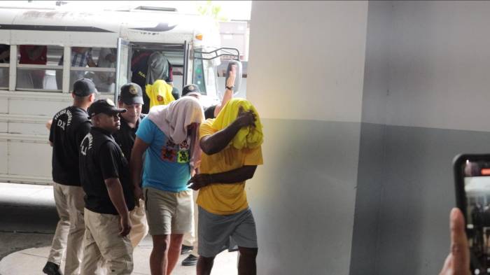 38 personas y 2 sociedades anónimas enfrentan cargos en la Operación Jericó, por delitos de drogas, blanqueo de capitales y corrupción.