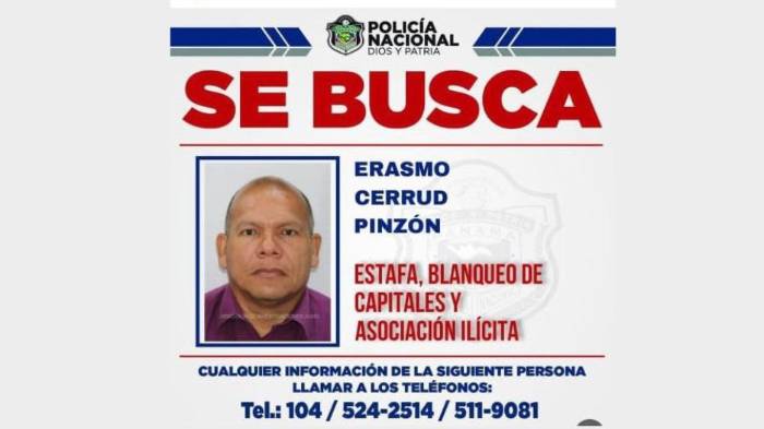 Al inicio, por Cerrud Pinzón se ofrecía una recompensa de 5 mil dólares.