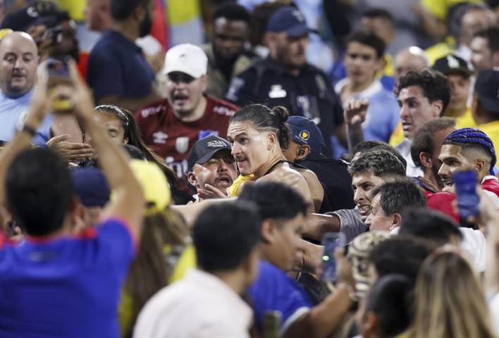 La Conmebol “condena enérgicamente” la violencia tras la pelea con jugadores uruguayos