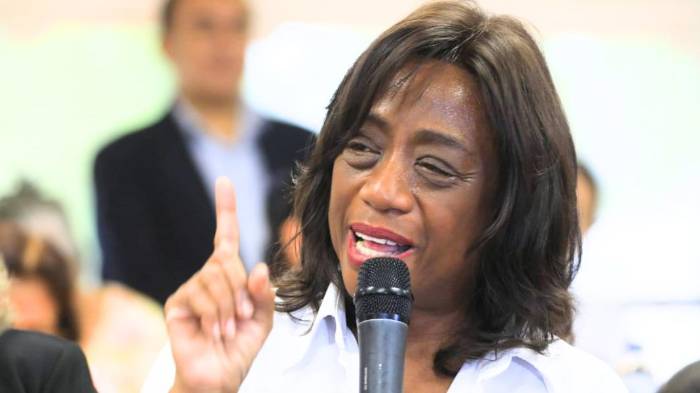 Ministra Molinar en conferencia de prensa este viernes 11 de julio de 2025.