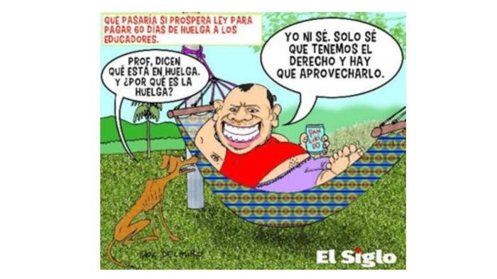 [VIDEO] Profes felices con nueva Ley de huelgas (Caricaturas)