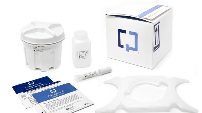Productos de Cologuard. En Estados Unidos, se estima que el 10,5 % de los nuevos casos de cáncer colorrectal se presenta en personas menores de 50 años.