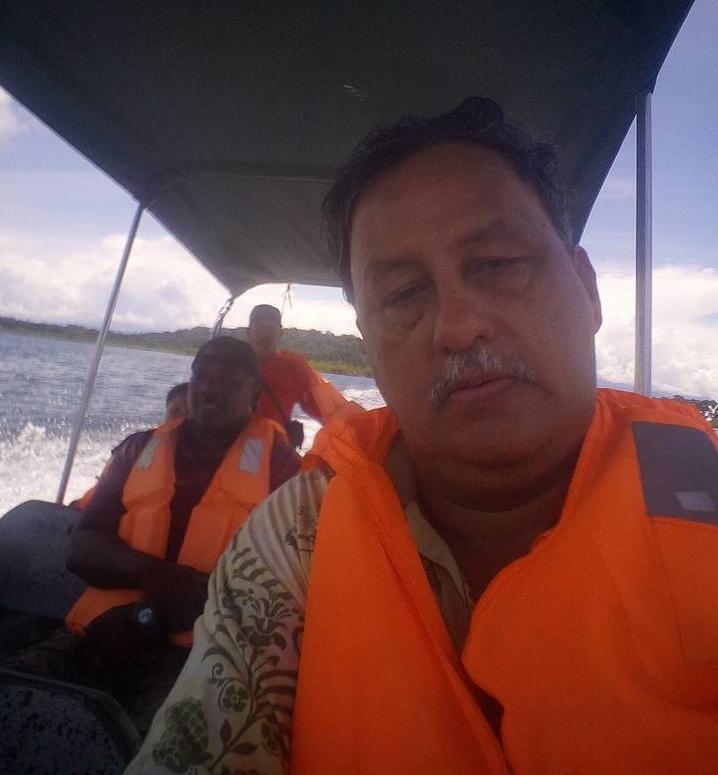 EL AUTOR EN LA BÚSQUEDA POR ZONA DE LOMA PARTIDA.